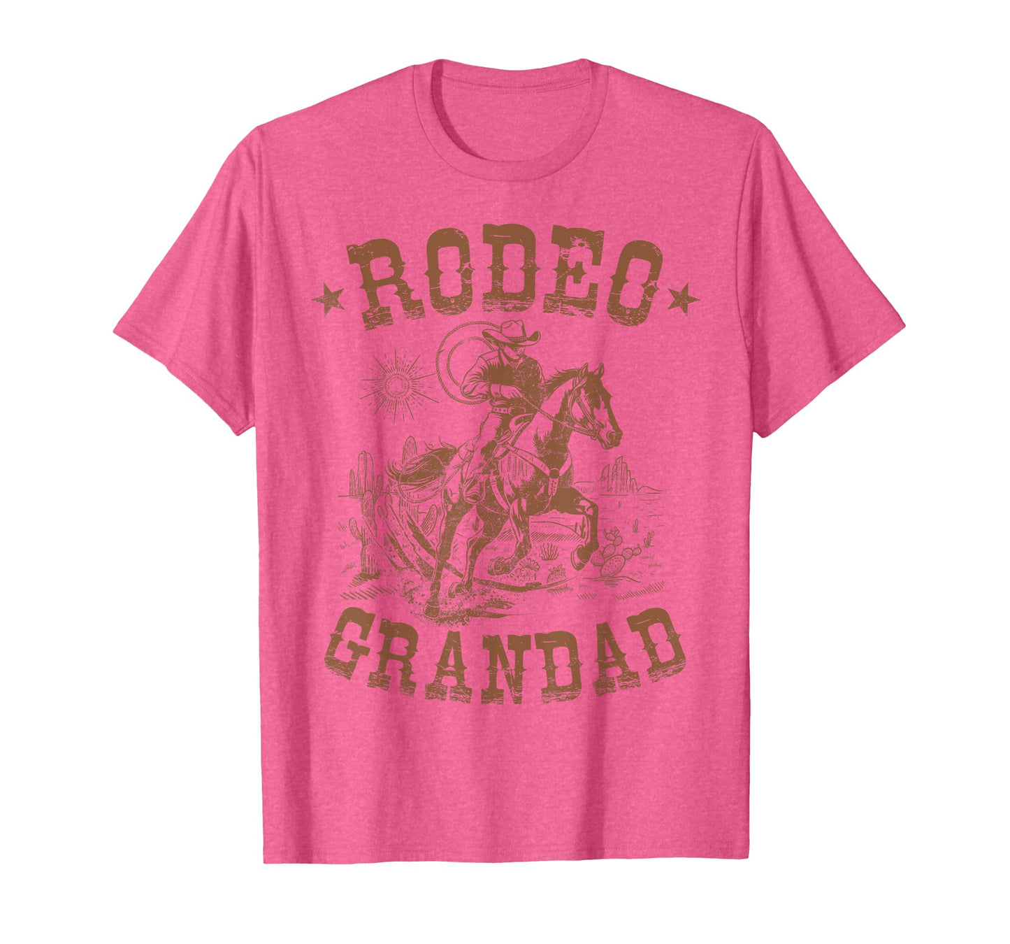 Rodeo Grandad Western Cowboy Family Matching Father's Day T-Shirt