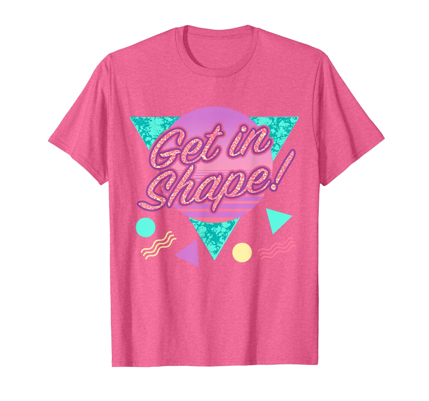 Get in Shape Retro 80s Workout Clothes Costume T-Shirt