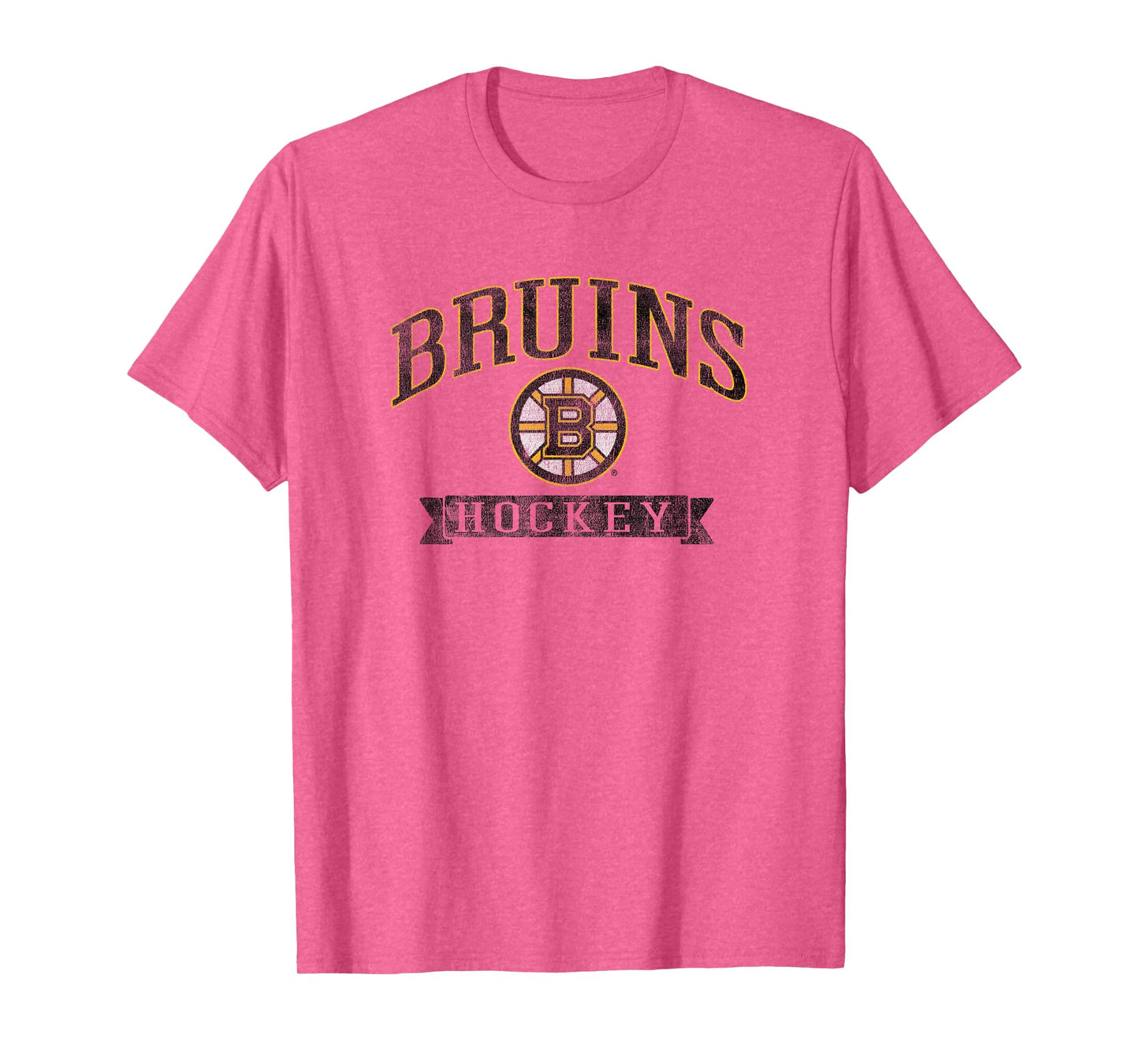 Boston Bruins Vintage Hockey Gray Officially Licensed T-Shirt