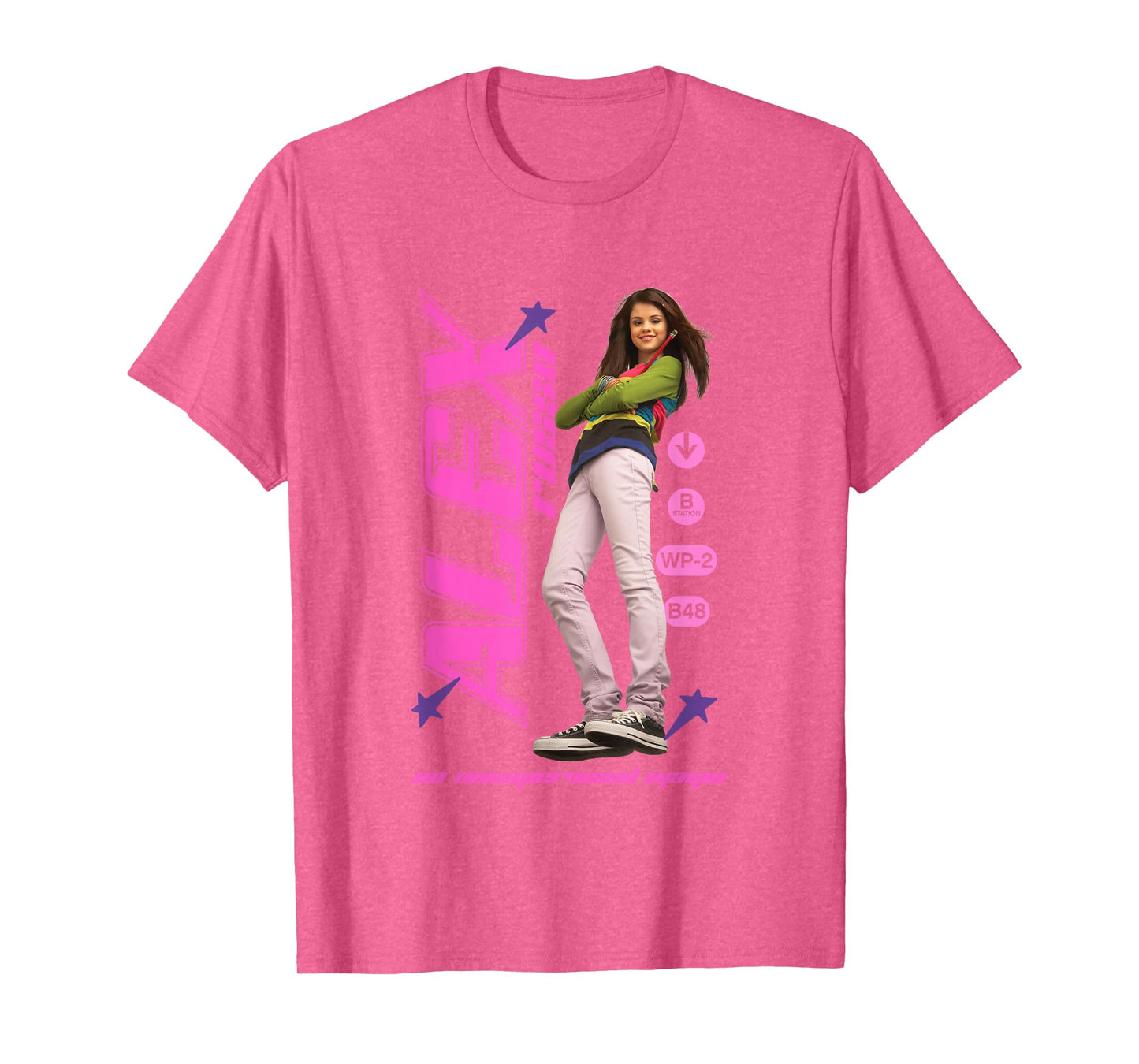 Disney Wizards of Waverly Place Alex Russo Girly Big Poster T-Shirt