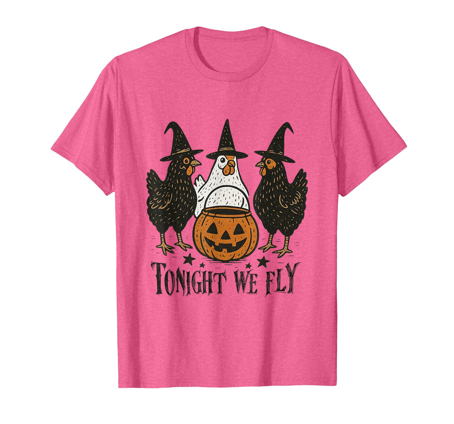 Tonight We Fly Humor Chicken Halloween Costume Spooky Season T-Shirt