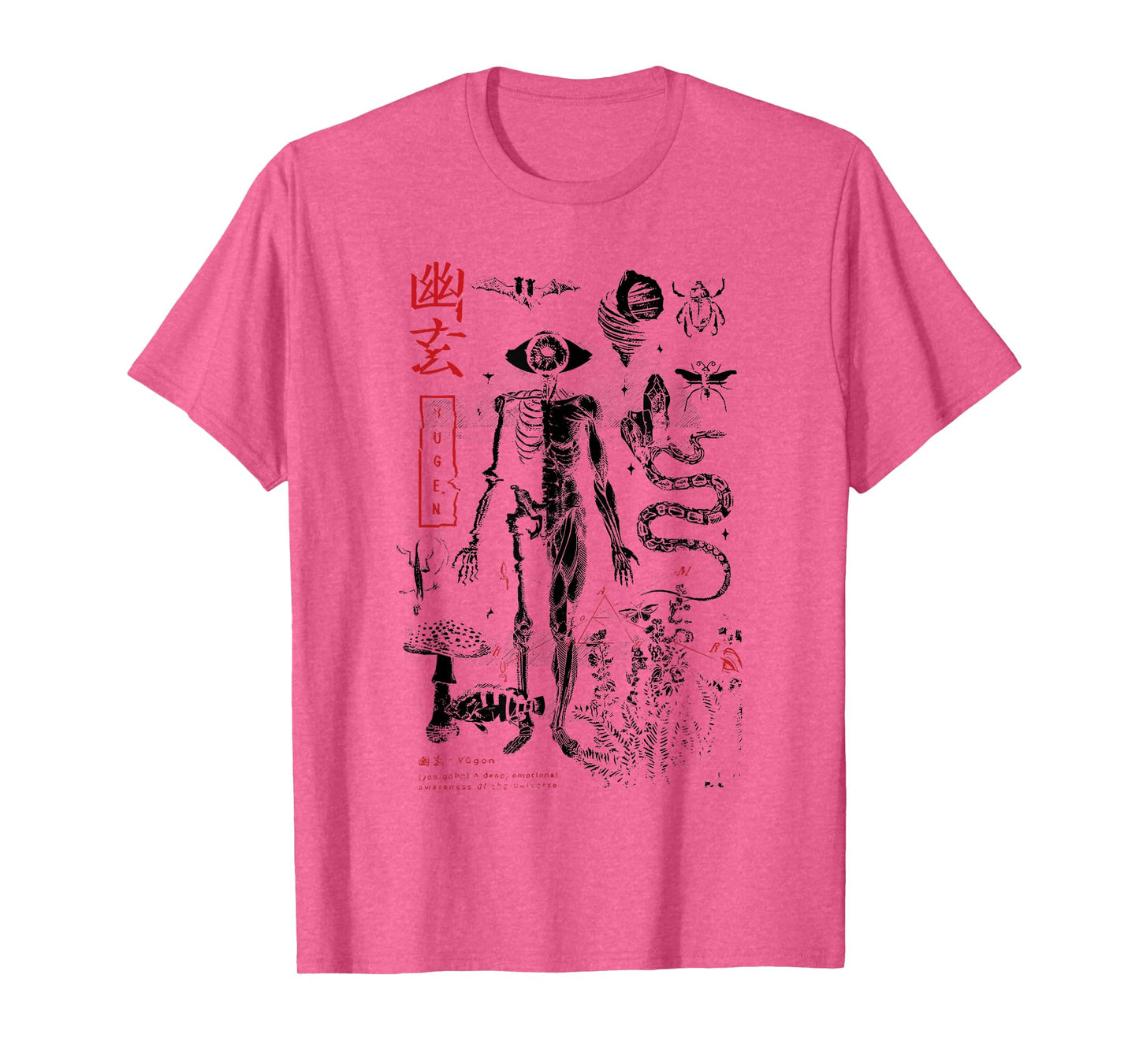 Vintage Yokai Club Japanese Funny Skeleton T-Shirt