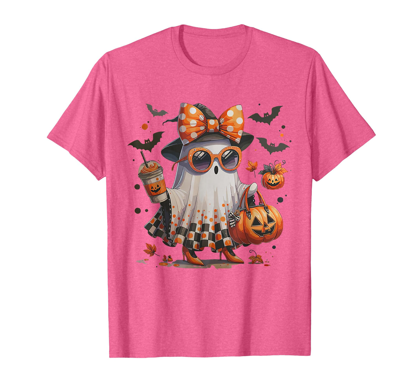Funny Boo Ghost Pumpkin Halloween Spooky Season T-Shirt