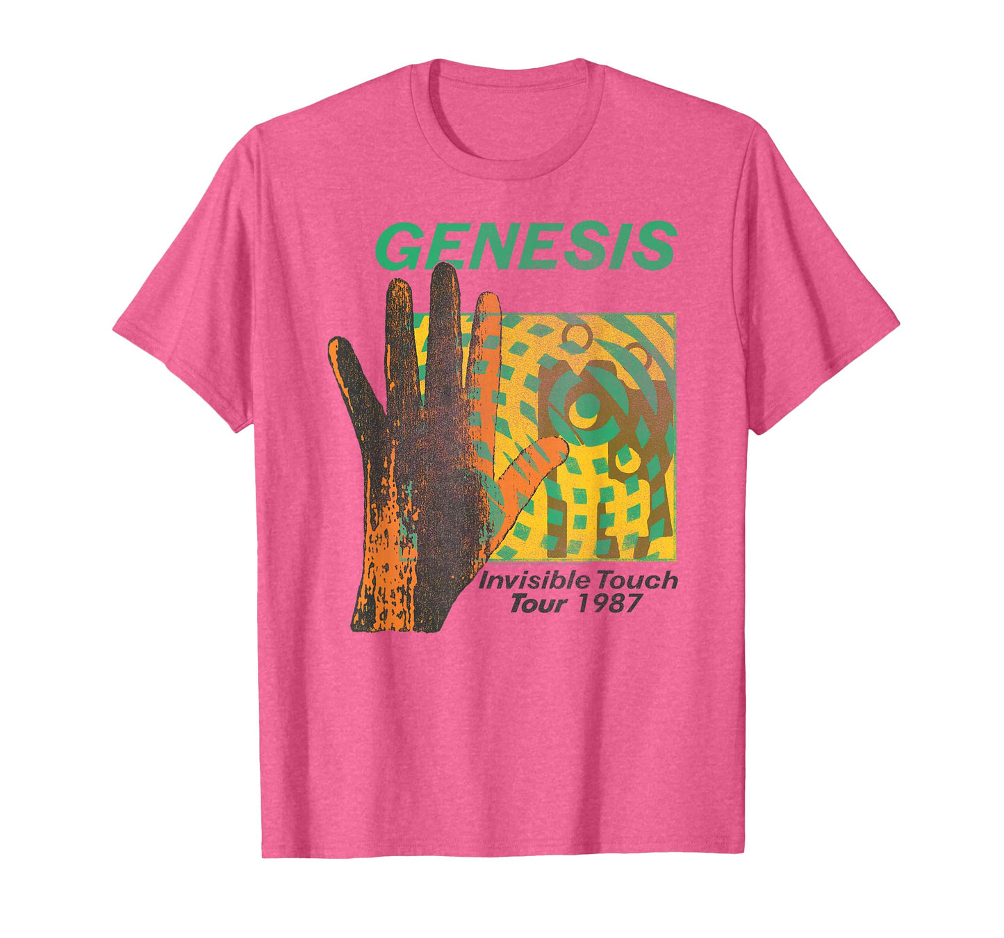 Genesis Invisible Touch Tour Rock Band Music T-Shirt