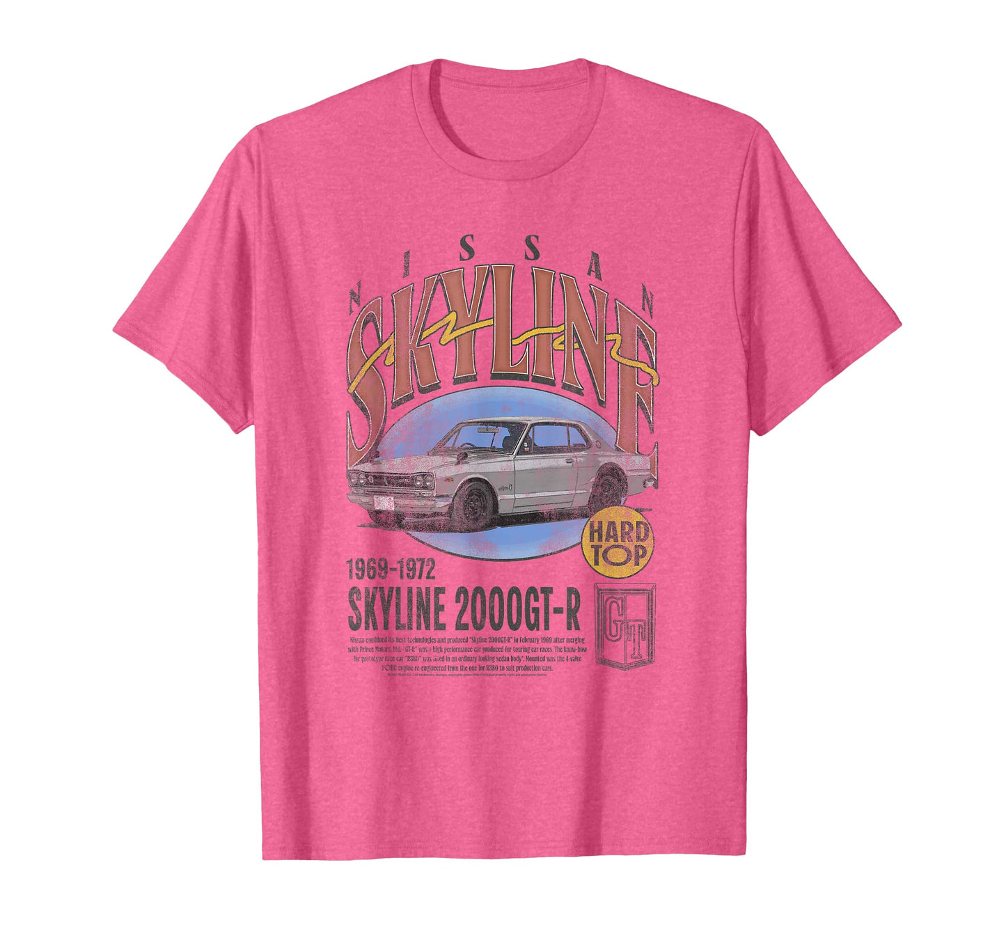 Nissan Vintage Skyline 2000GT-R 1969 Sports Car T-Shirt