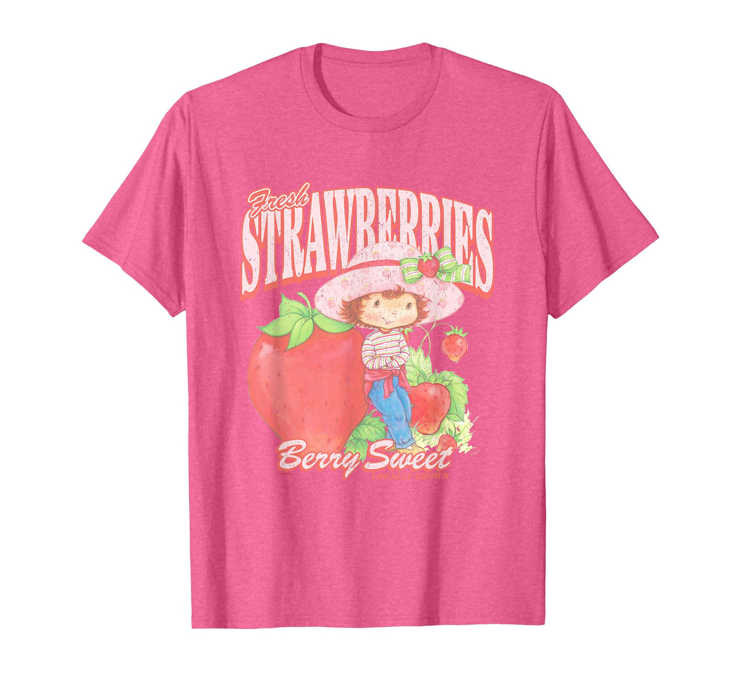 Strawberry Shortcake Fresh Strawberries Berry Sweet Retro T-Shirt