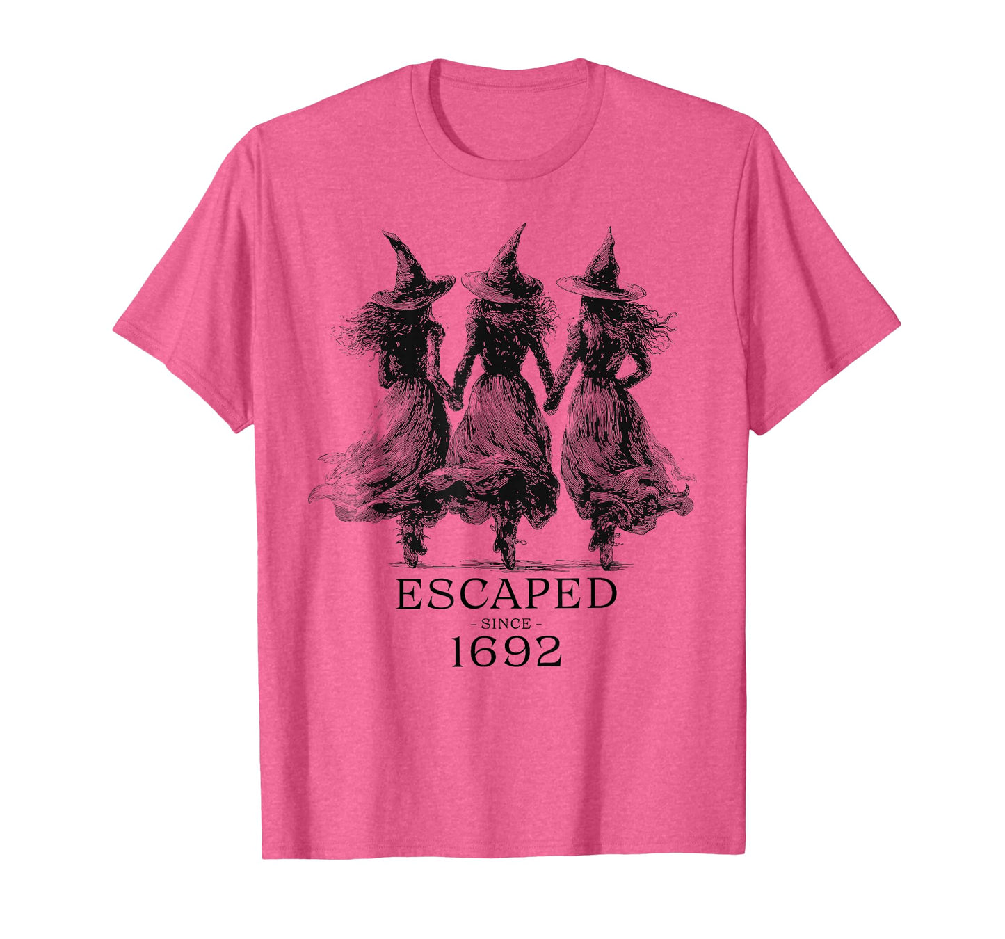 Halloween Escaped Since 1692 Salem Witch Feminist Women T-Shirt