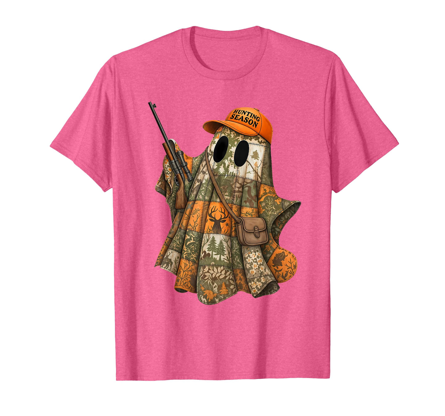 Candy Hunter Halloween Camo Ghost Outdoor Hunting Season T-Shirt