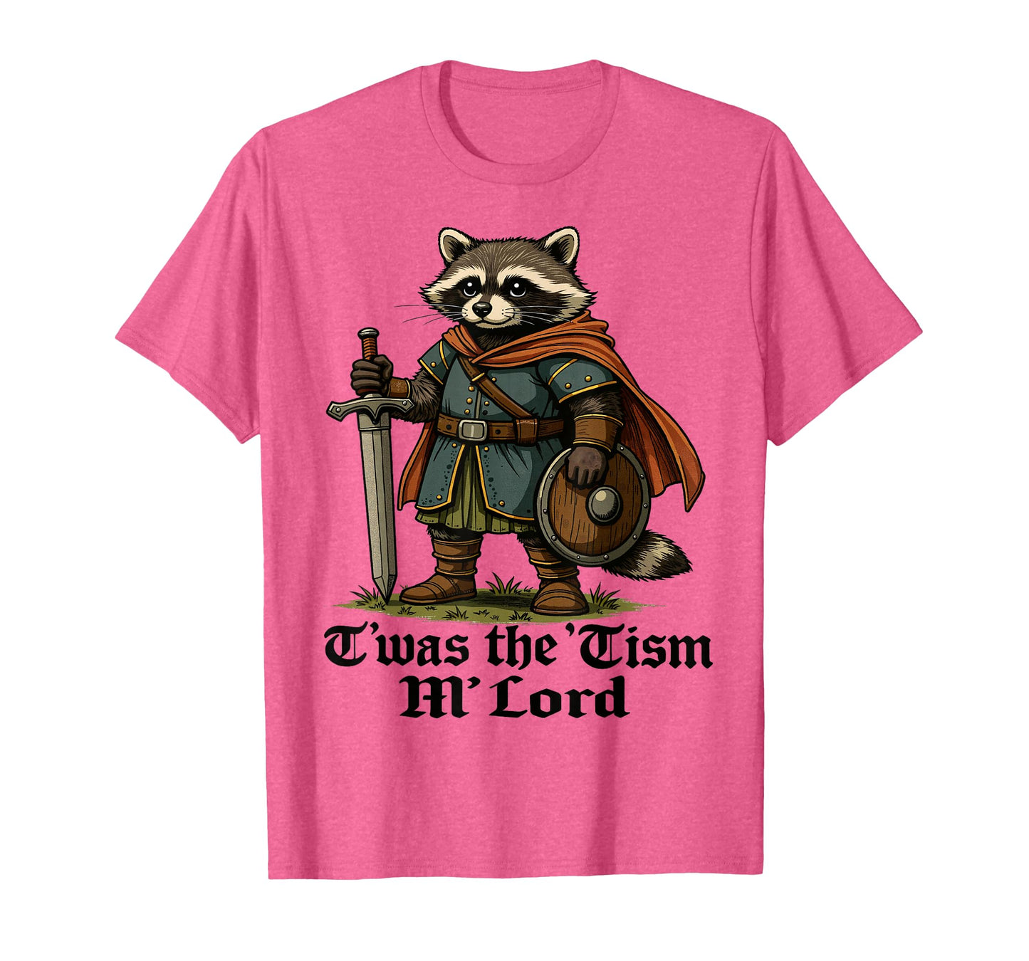 TWAS The Tism M Lord Funny Vintage Raccoon Graphic Autism T-Shirt