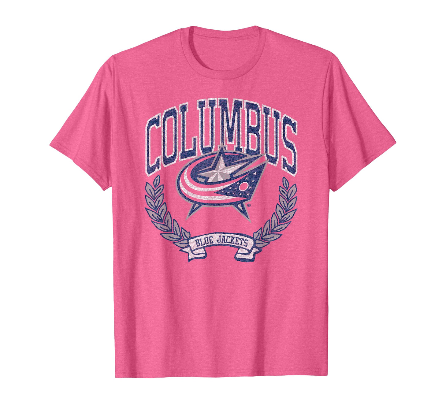 Columbus Blue Jackets Vintage Victory Red Licensed T-Shirt