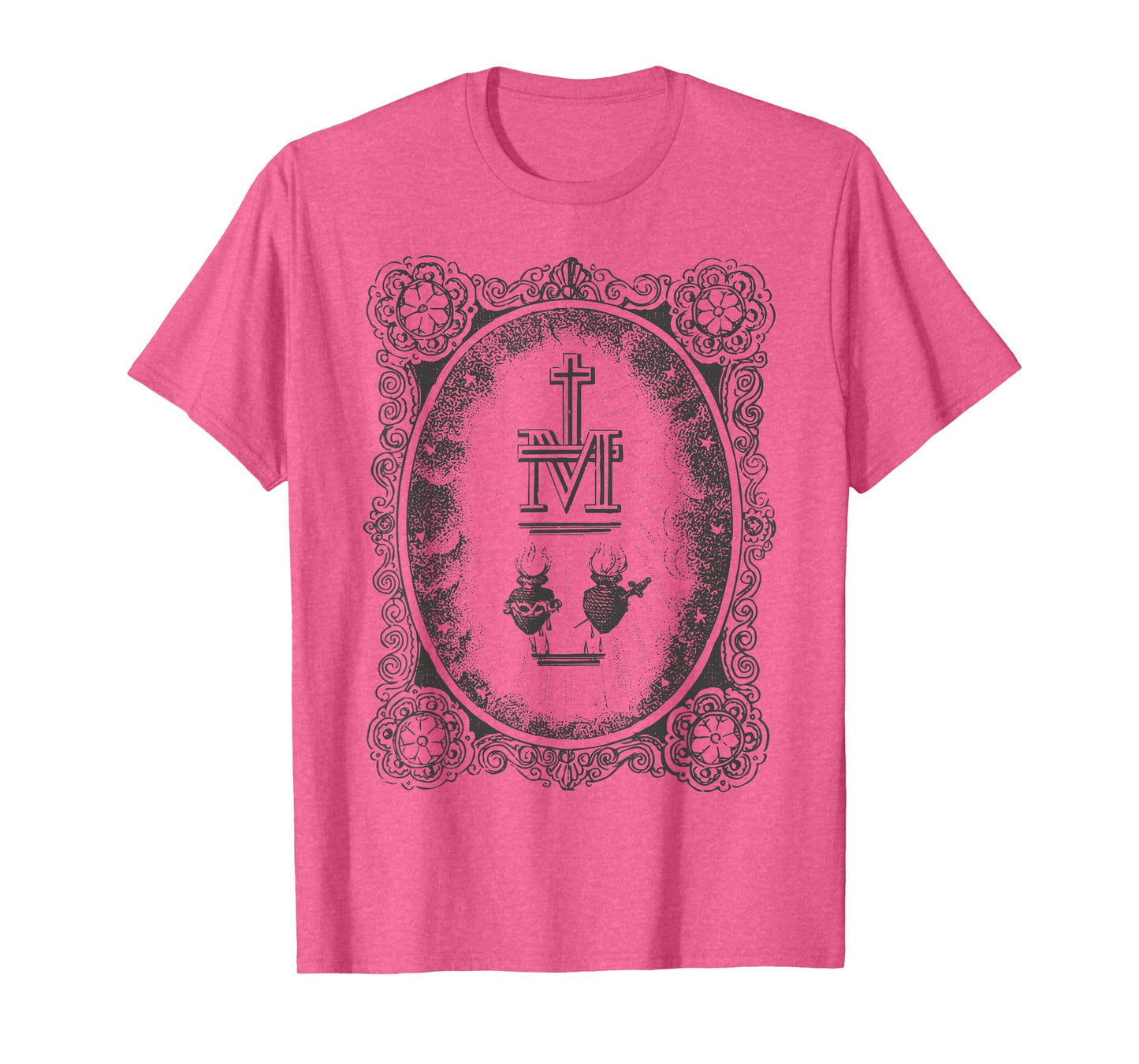 Wonderful Medal Sacred Heart Immaculate Catholic T-Shirt