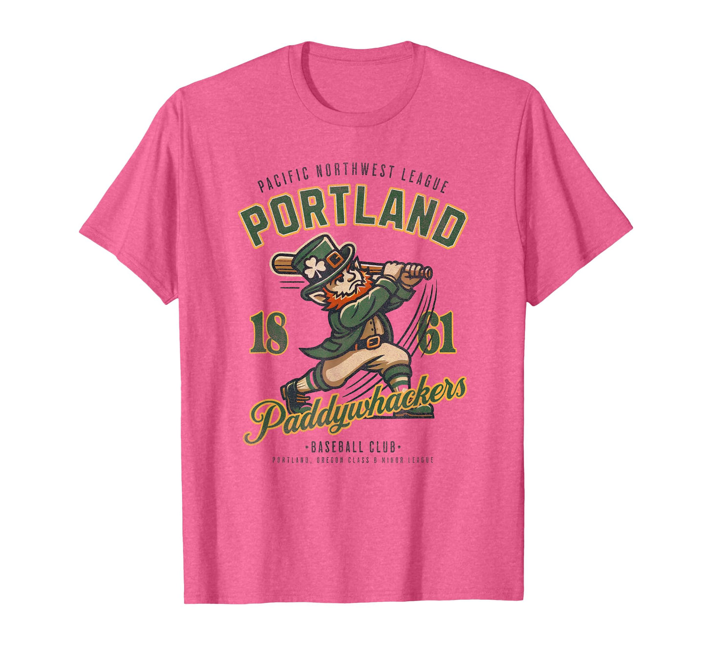 Retro Minor League Baseball Team Portland Paddywhackers T-Shirt