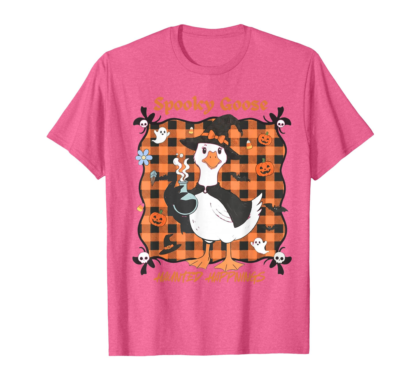 Spooky Goose Halloween Design Fall Decor Funny T-Shirt