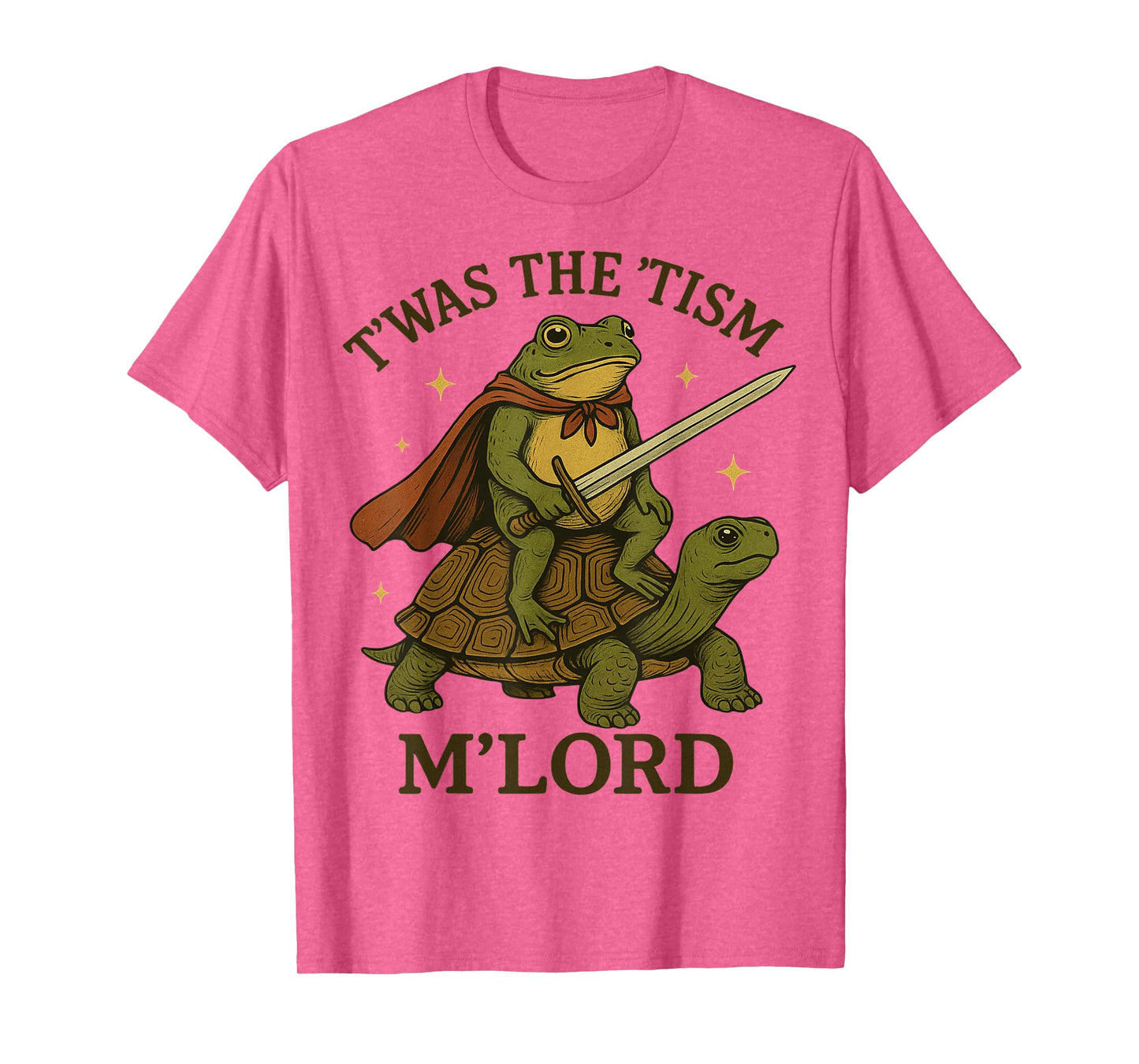 TWAS The Tism M Lord Funny Vintage Frog Graphic Tee Autism T-Shirt