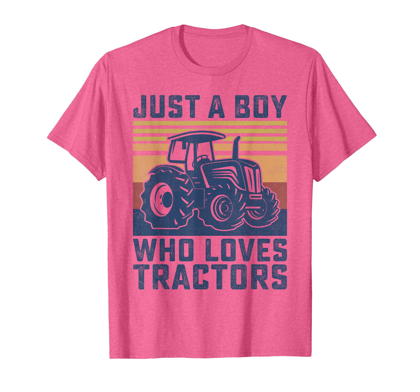 Kids Farm Just A Boy Who Loves Tractors Farmer Toddler Boys T-Shirt