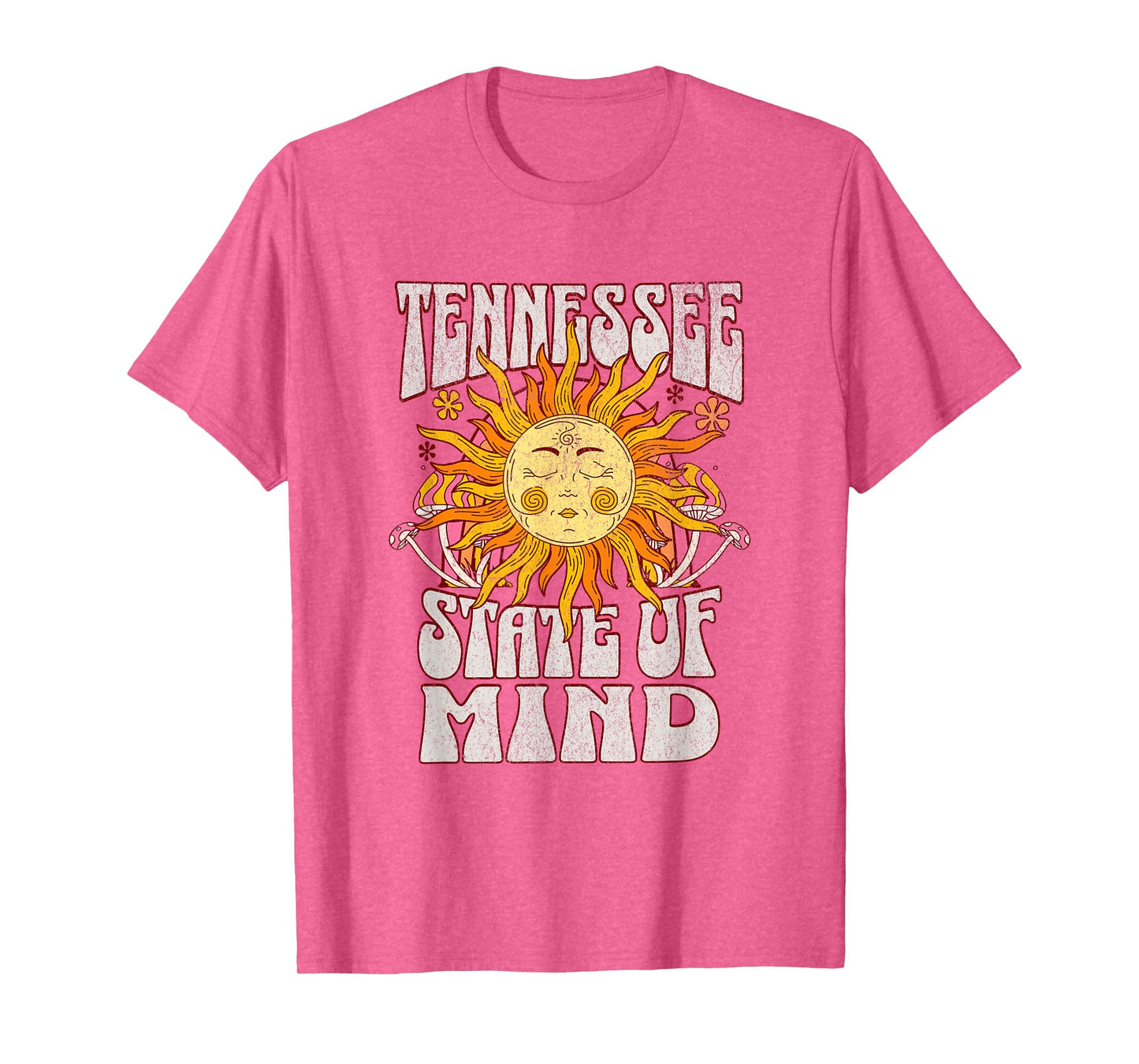Retro Tennessee State Of Mind | Tennessee Lovers Distressed T-Shirt