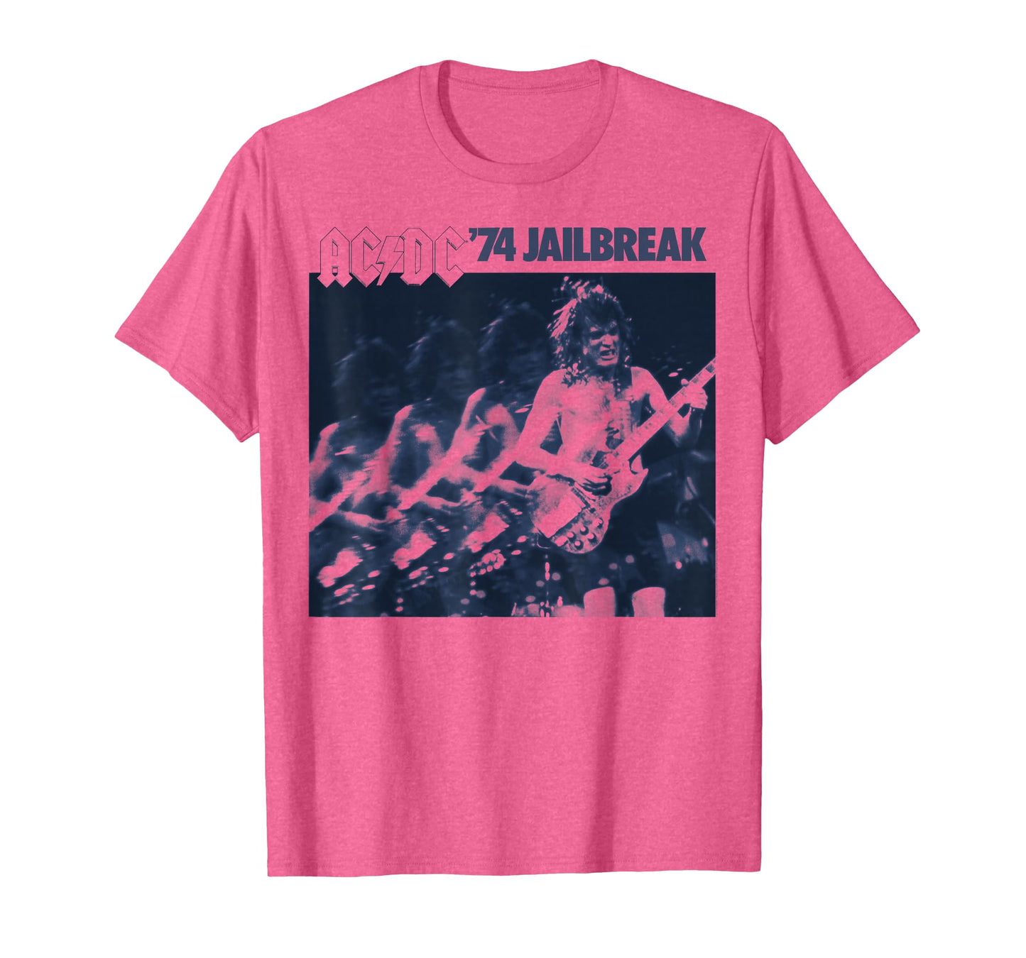 AC/DC - '74 Jailbreak EP Artwork Faded T-Shirt