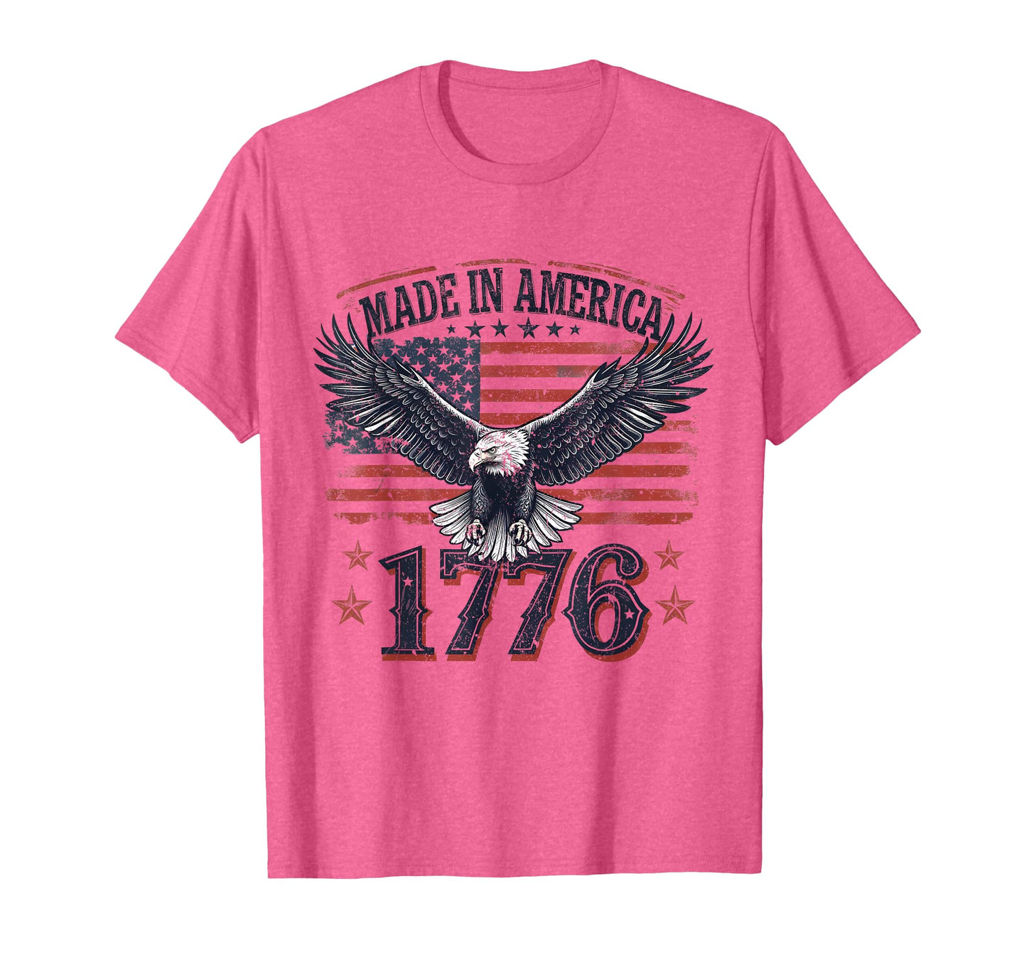 Made in America 1776 Eagle USA Patriotic 4th Of July T-Shirt
