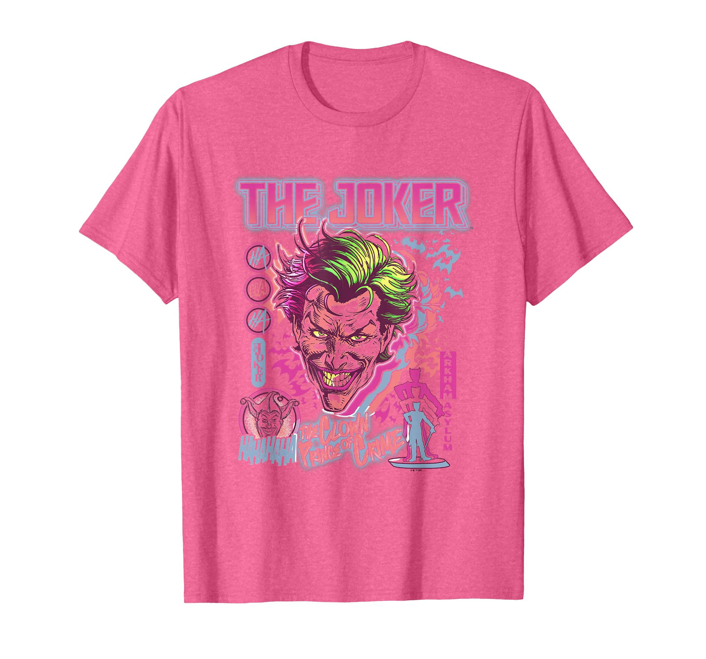DC Comics Batman The Joker Vintage Style Villain T-Shirt