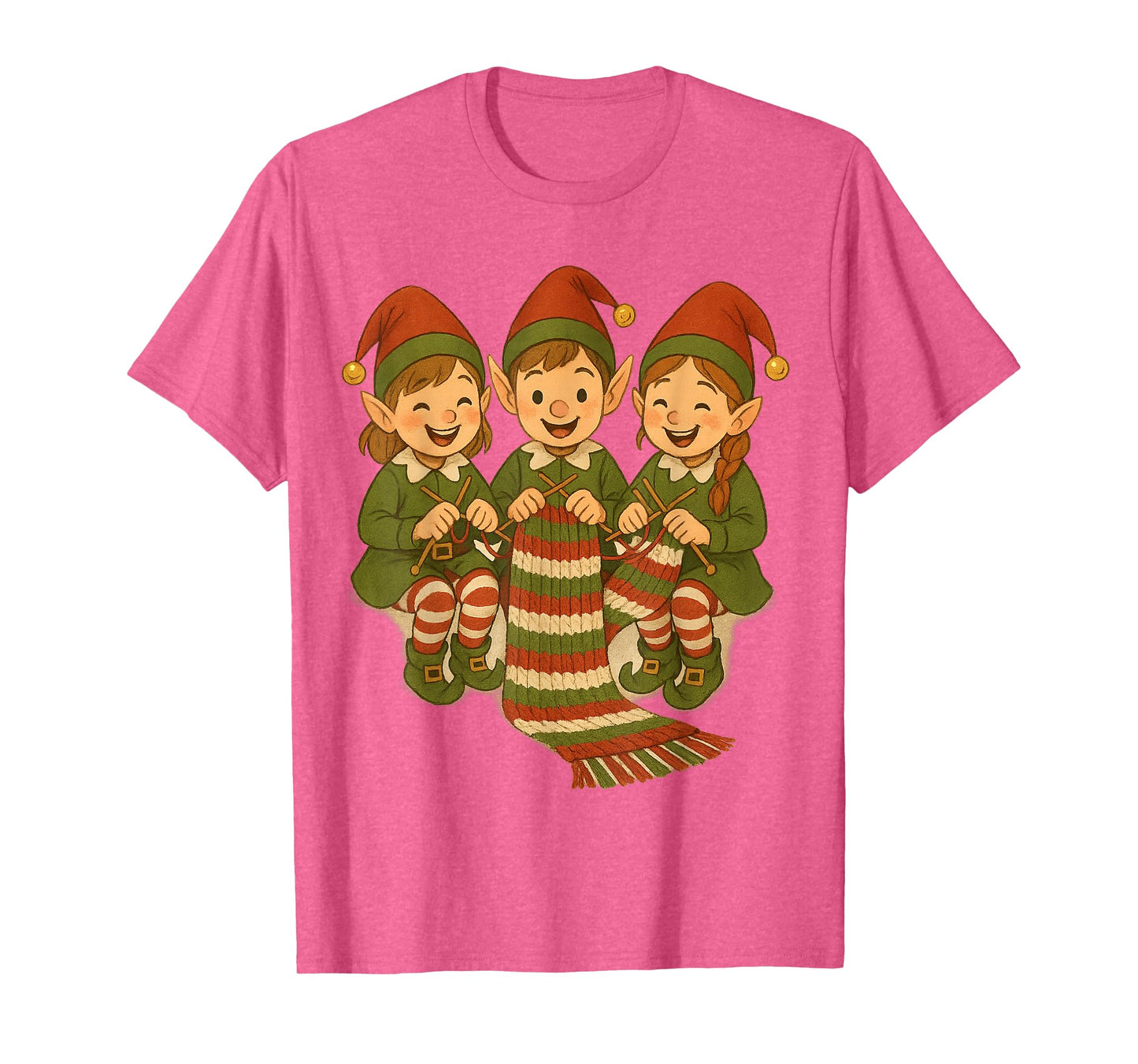 Santa's Favorite Crochet Lady Christmas Xmas Crochete Costum T-Shirt