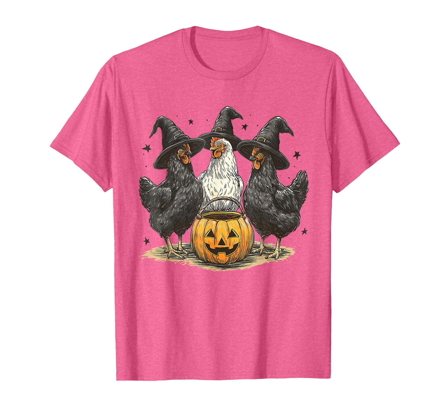 Funny Chick Or Treat Chicken Ghost Witchy Halloween Costume T-Shirt