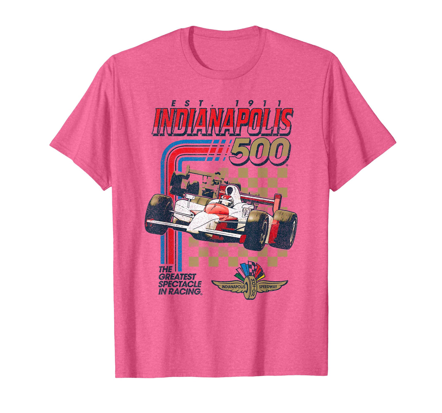 Indy 500 The Greatest Spectacle In Racing EST. 1911 Poster T-Shirt