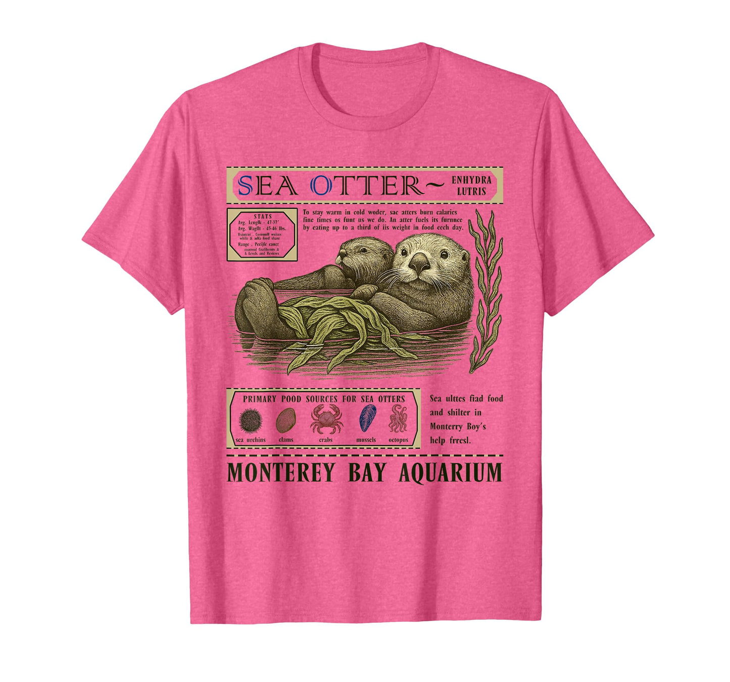 Aquarium Lover Retro 90's Style Vintage Otter Lovers Women T-Shirt