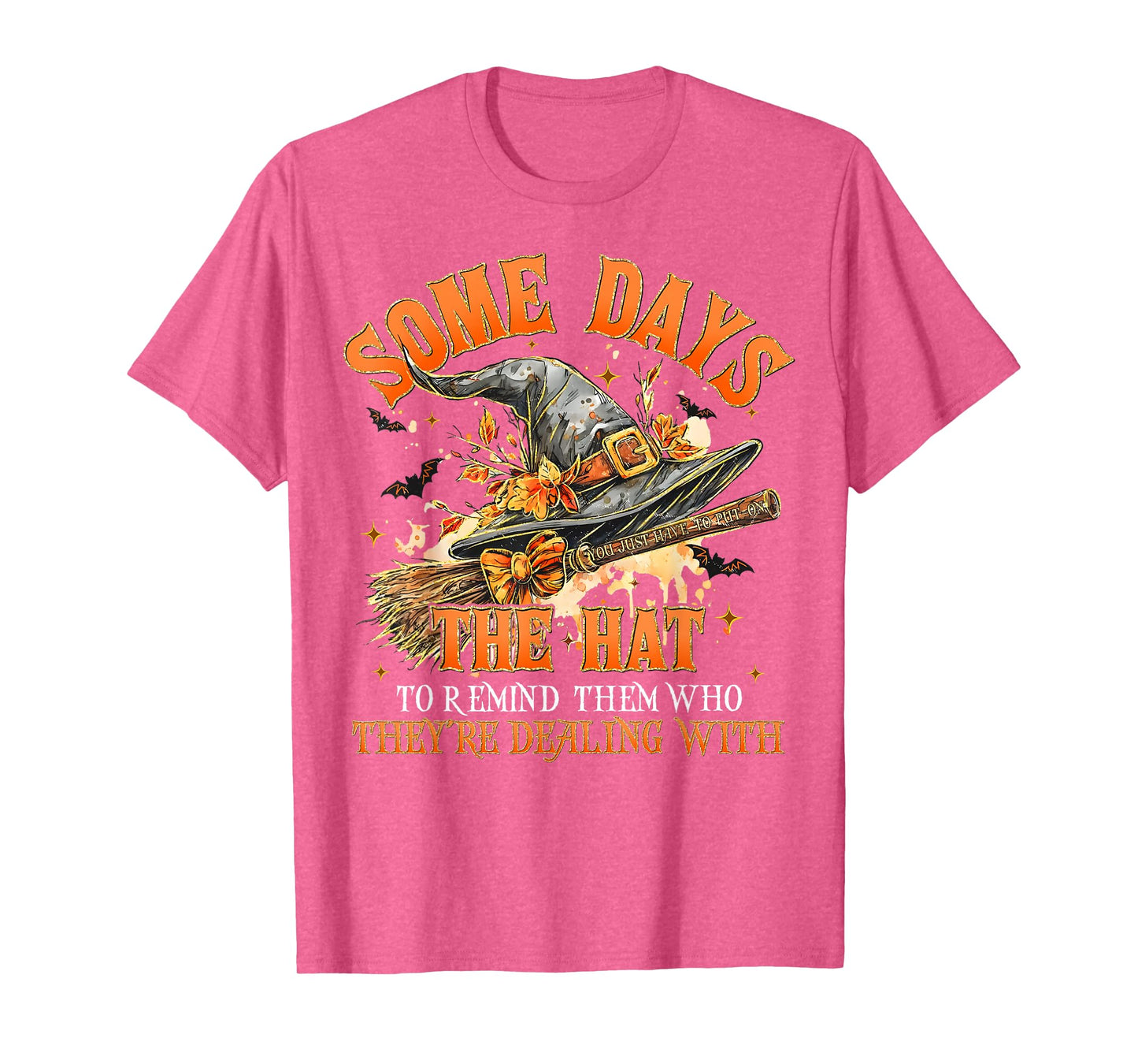 Some Days You Just Have to Put On The Hat Witch Halloween T-Shirt