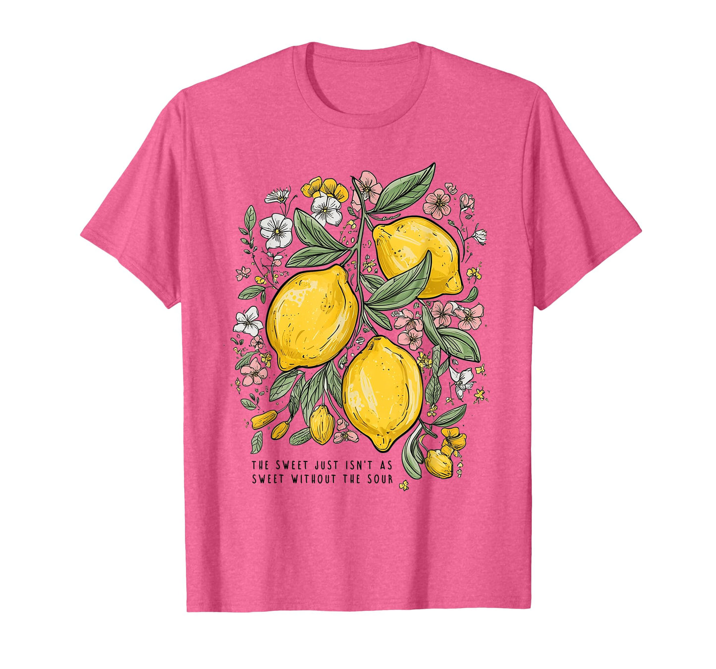 Retro Lemon Tee Lemon Fruits Design Citrus Lime Lemontree T-Shirt