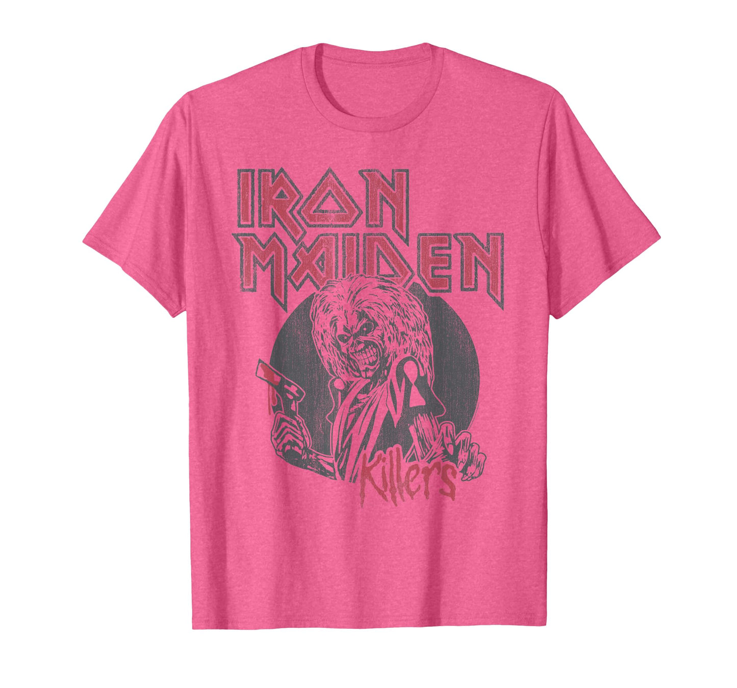 Iron Maiden - Vintage Beast Circle White T-Shirt