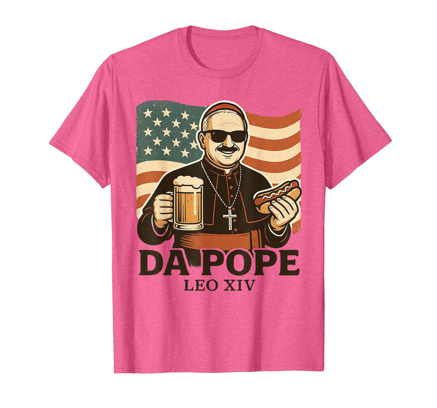 Da Pope Leo XIV Provost Funny First Pope From America T-Shirt