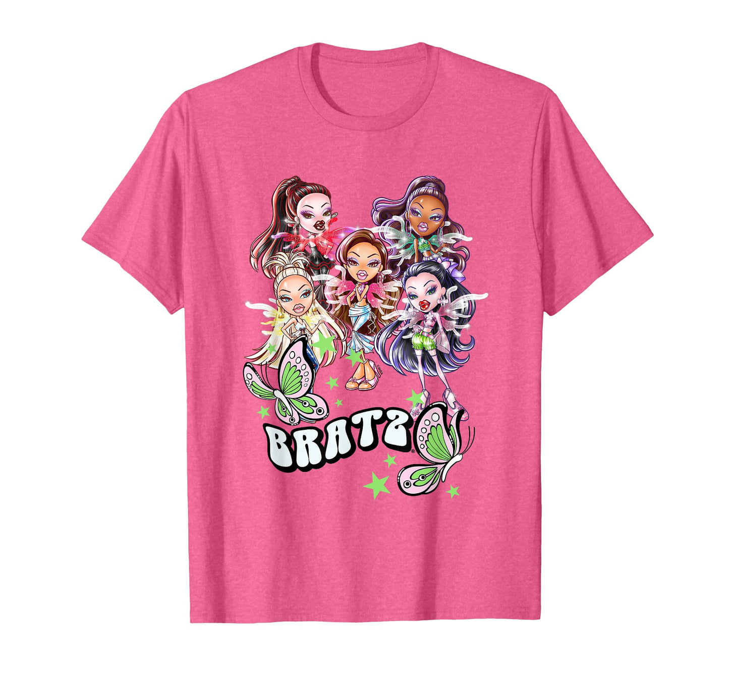 Bratz Pixiez & Butterfliez Vintage Group Shot T-Shirt