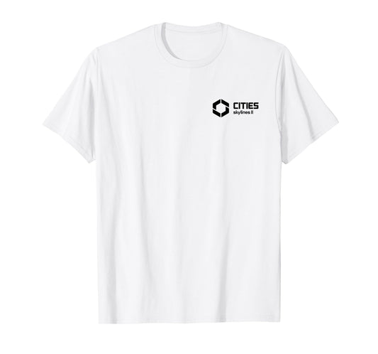 Cities Skylines II game logo black T-Shirt