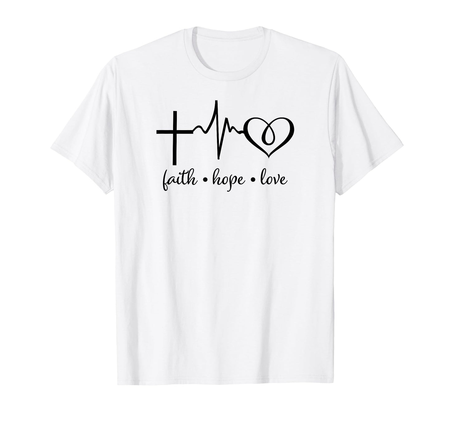 Faith Hope and Love Christian Men Women Youth T-Shirt