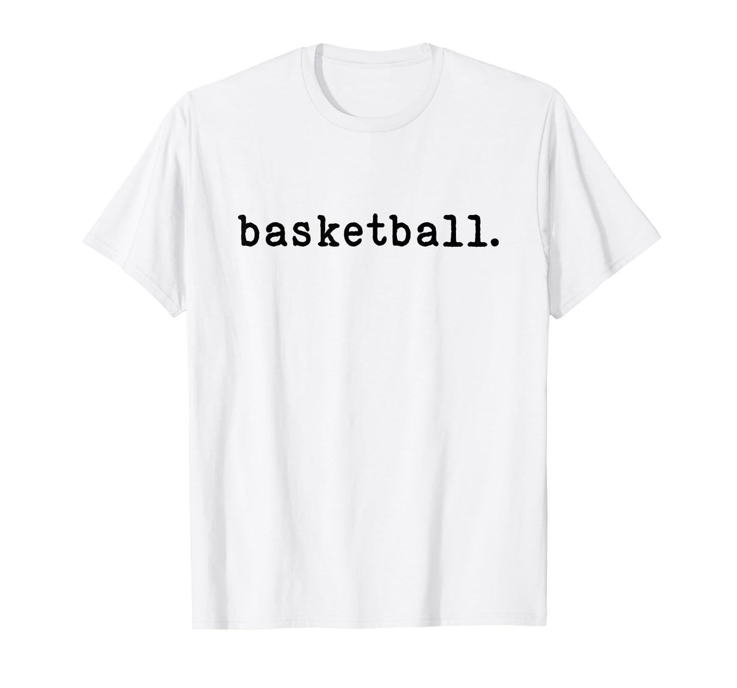 Basketball Enthusiast Minimalist Sports T-Shirt