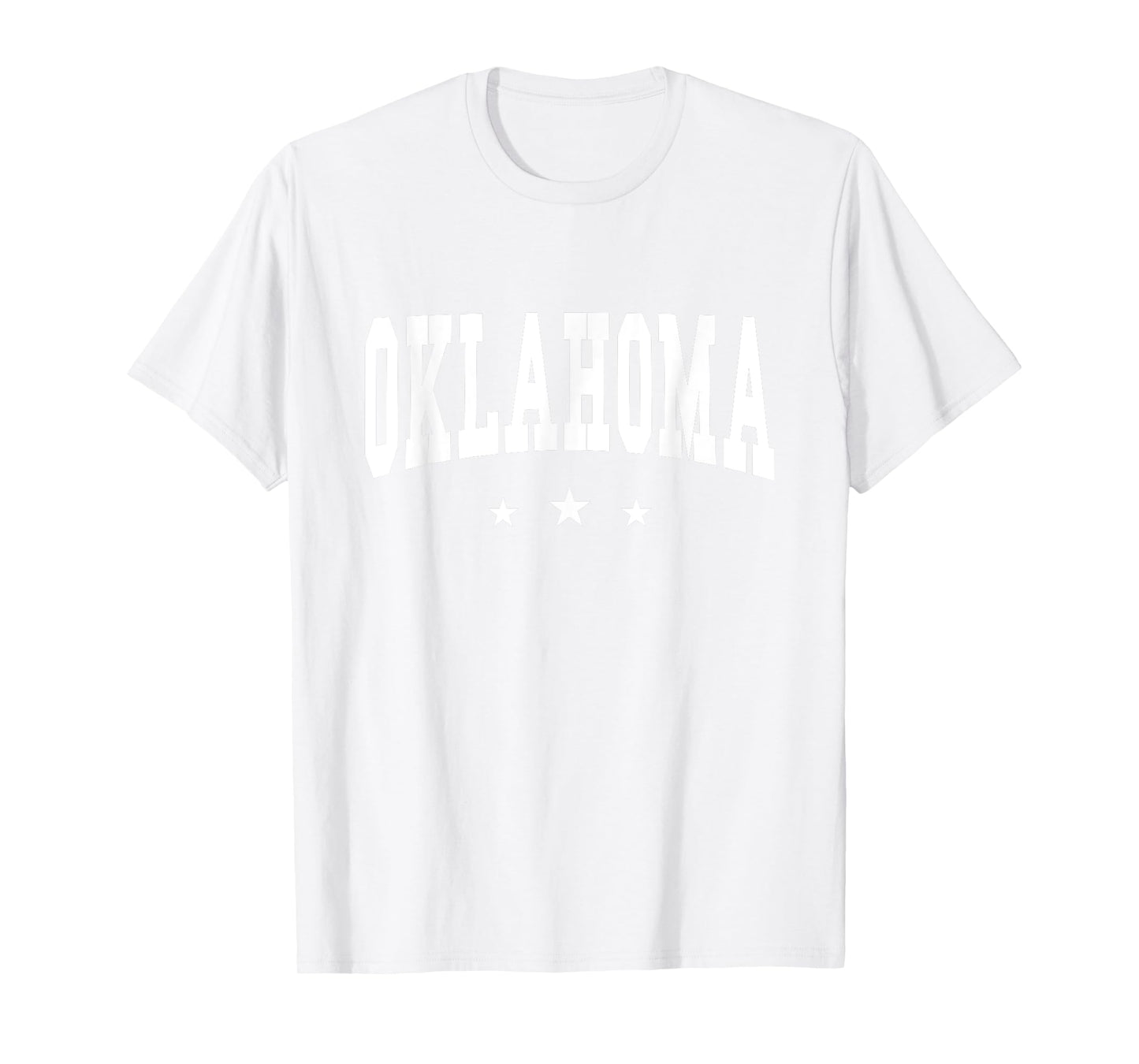 Oklahoma - Preppy Varsity Pink - Throwback Design - Classic T-Shirt