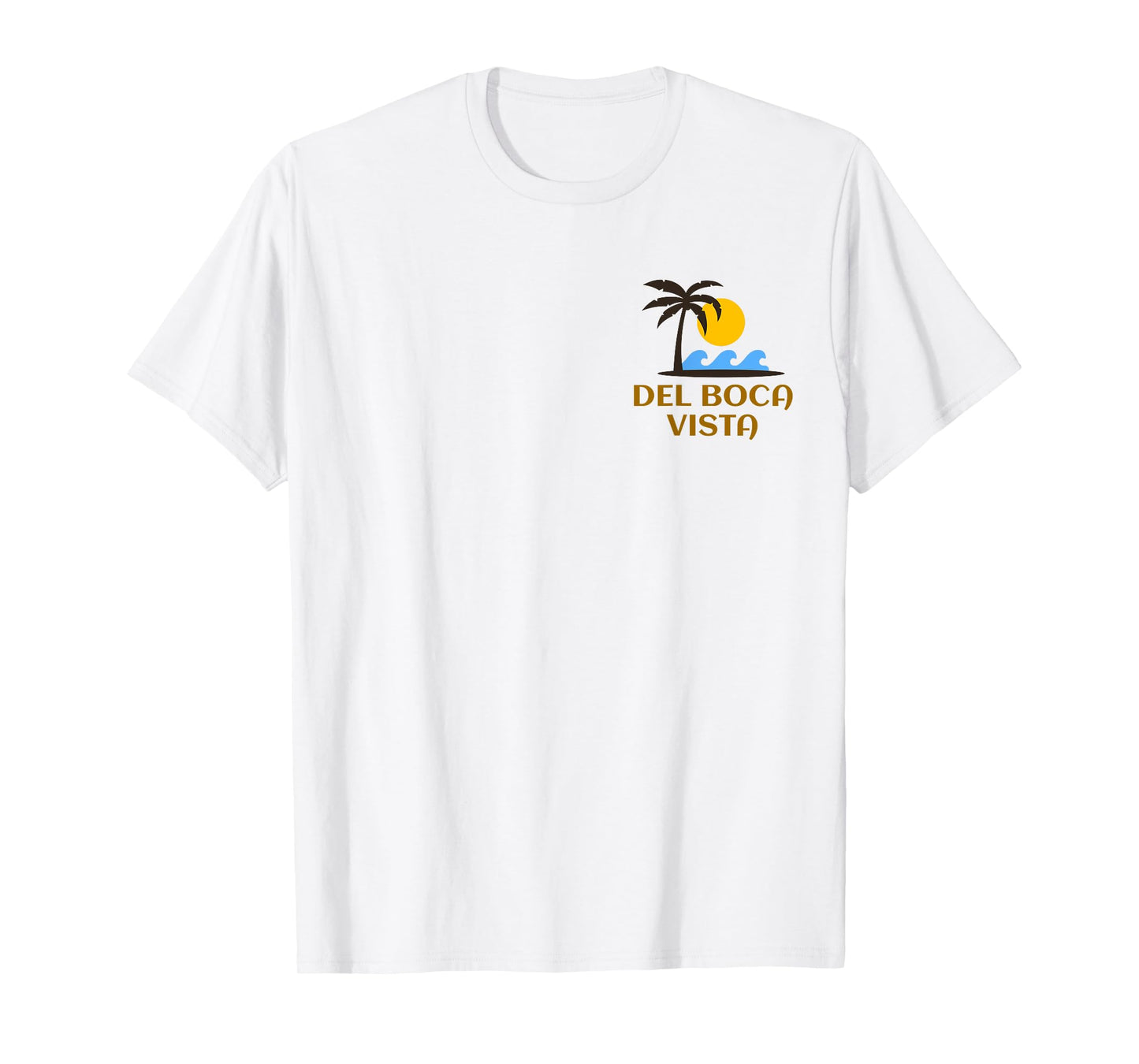 Del Boca Vista Retro Sunset Florida Vintage T-Shirt