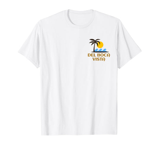 Del Boca Vista Retro Sunset Florida Vintage T-Shirt