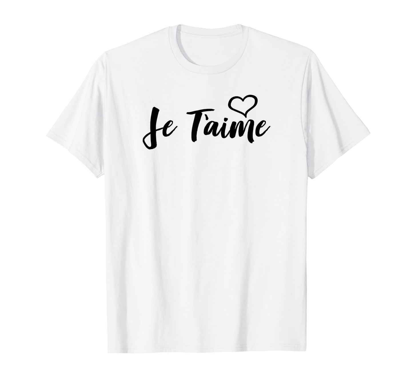Je T'aime Heart French T-Shirt