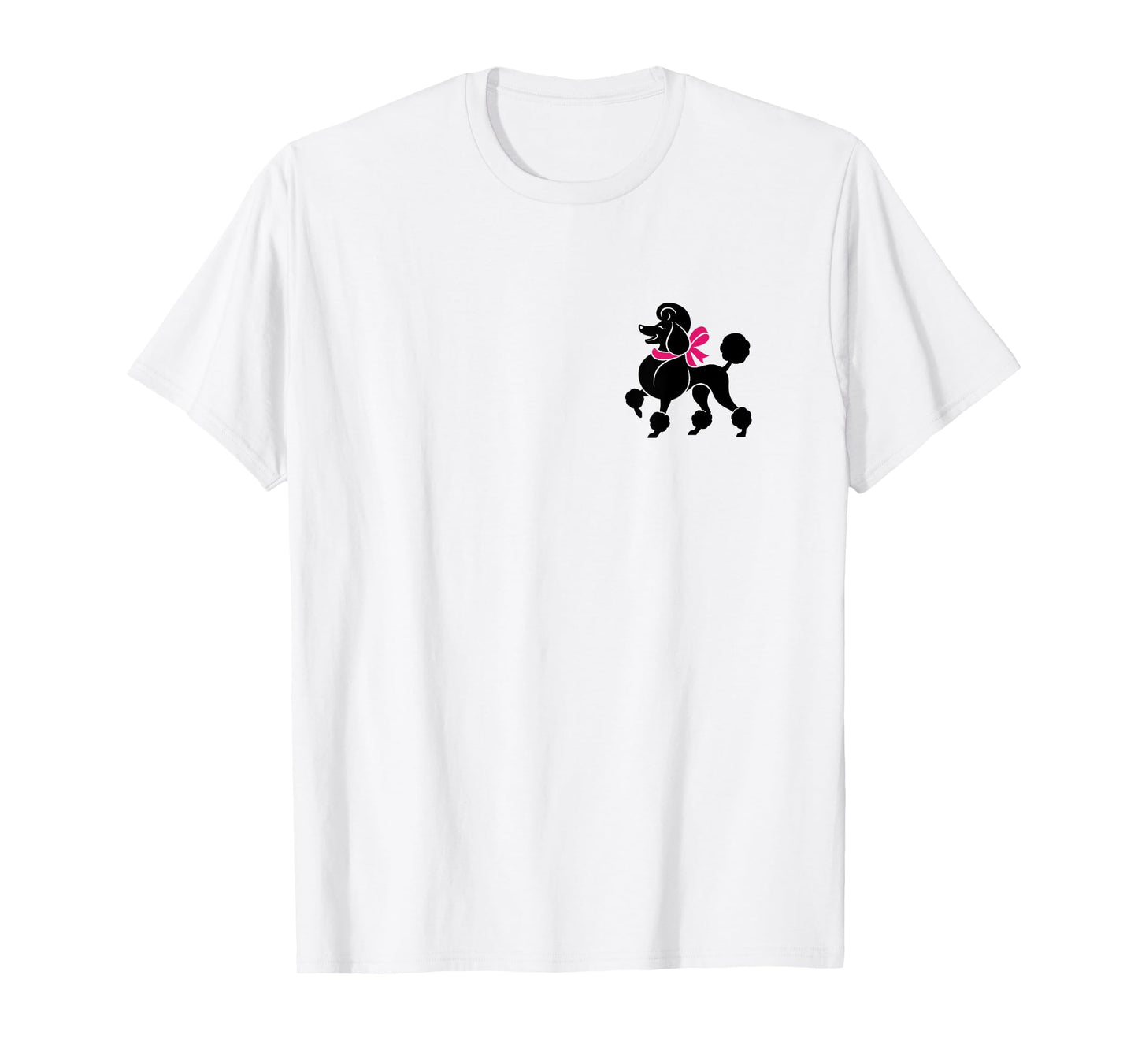 Sock Hop, Poodle, Pink Scarf T-Shirt