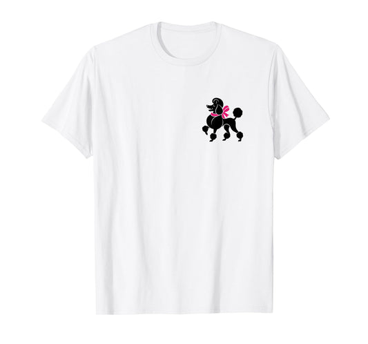 Sock Hop, Poodle, Pink Scarf T-Shirt