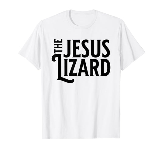 The Jesus Lizard Black Retro Vintage Text On T-Shirt