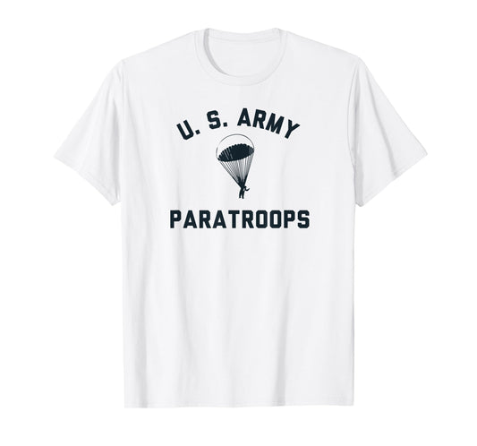 US Army Paratroops Paratrooper WW2 Vintage PT T Shirt T-Shirt