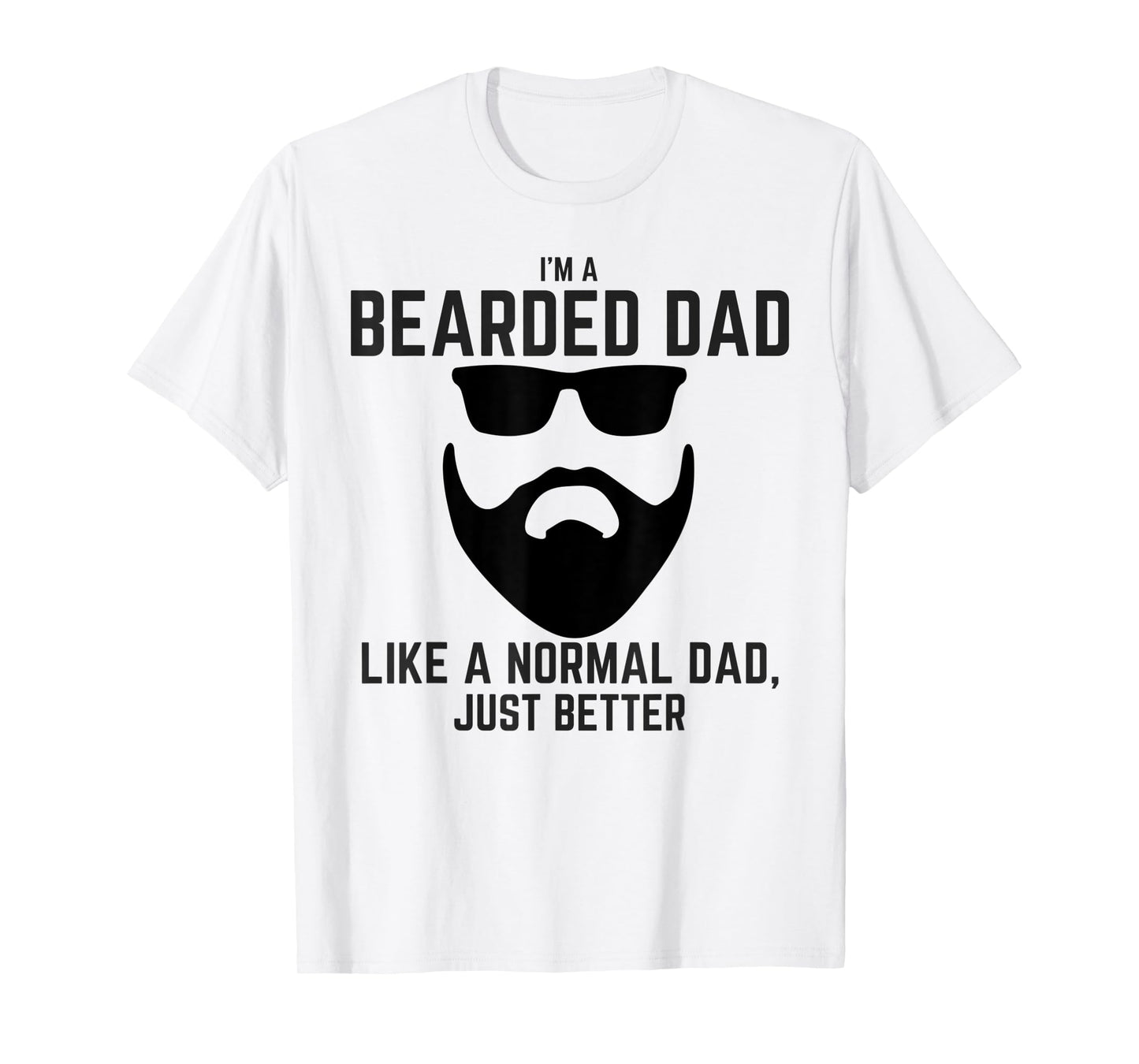 Mens Great Beard Comes Great Responsibility Bearded Tattoo Dad T-Shirt