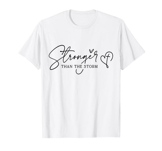 You Are Stronger Than The Storm Boho Self Care Motivational T-Shirt