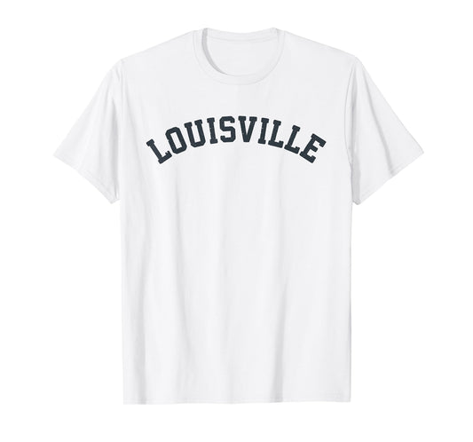 Vintage Louisville T Shirt Old Retro Louisville Sports Gift T-Shirt