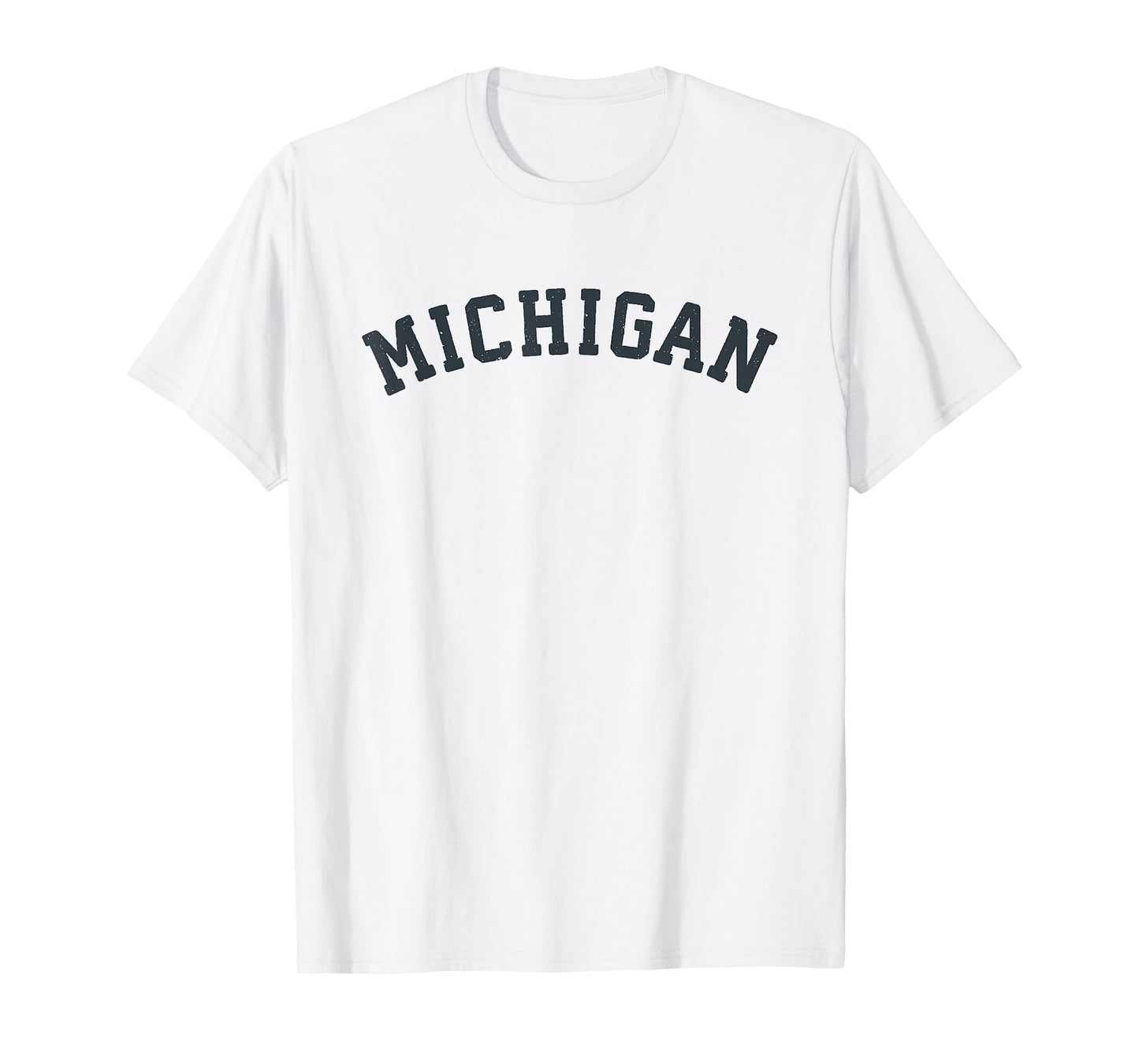 Vintage Michigan T Shirt Old Retro Michigan Sports Gift Tee T-Shirt