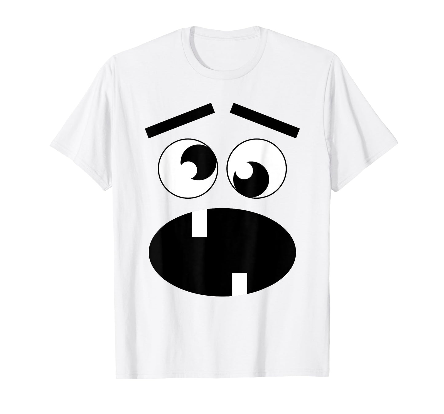 Creepy Carrots Face Halloween Costume Kids T-Shirt