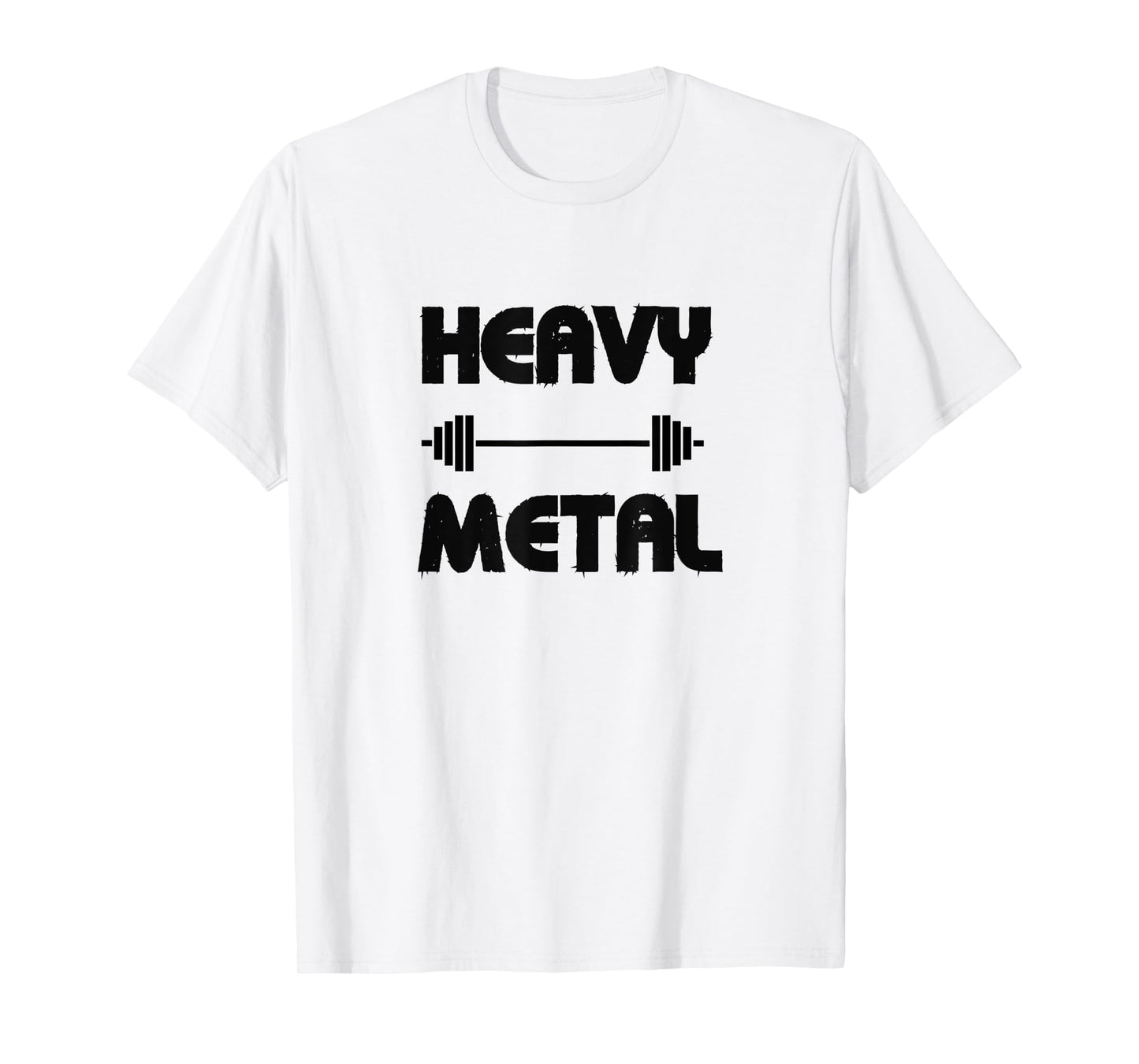 Heavy Metal Barbell Gym Workout Tshirt