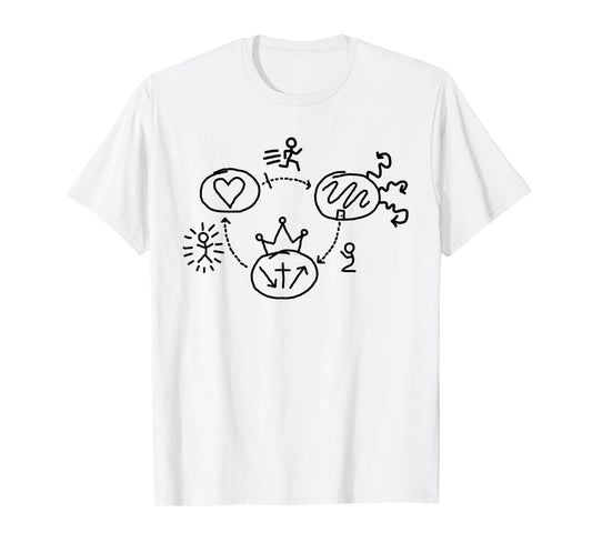 3-Circles - Black Ink T-Shirt